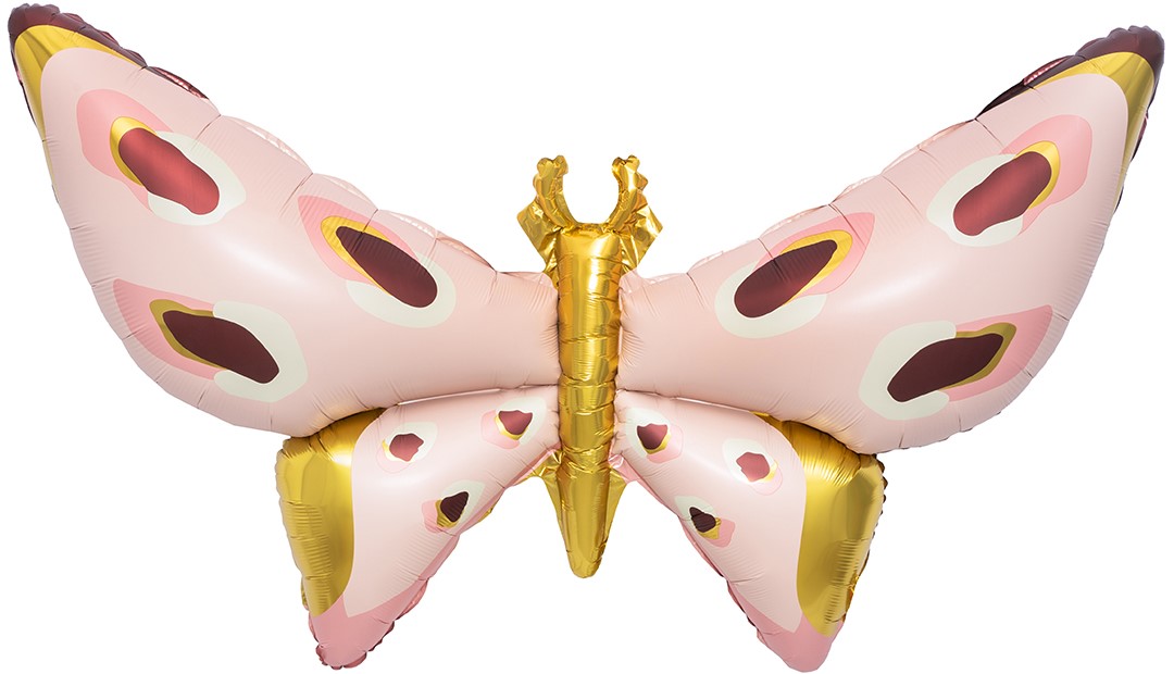 Бабочка розовая карнавальная