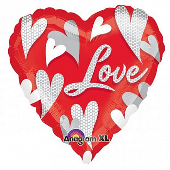 Сердце большое Водоворот сердец