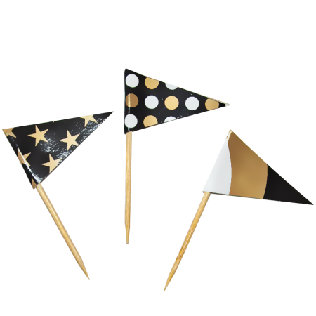 Пики для канапе Стильные 24 шт/уп (остаток 1 уп)