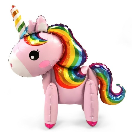 Единорожек розовый, ходячая фигура
