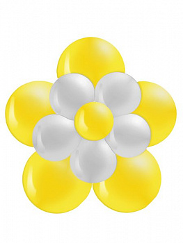 Цветок настенный жёлтый