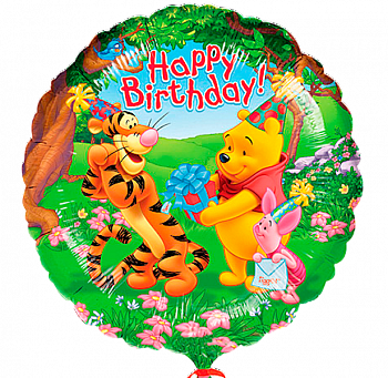 Винни-Пух с подарком