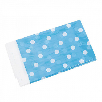 Скатерть голубая, Точки 180х180см (остаток 1)