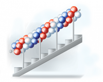 Гирлянда классическая триколор (пог.м.)