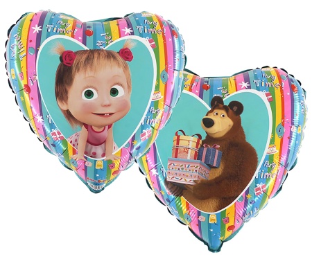 Сердце Маша и Медведь 