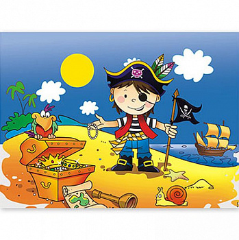 Скатерть Маленький пират 130х180см (остаток 1)