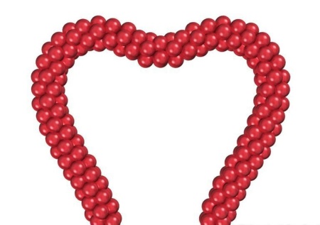 Арка на каркасе фигурная (пог. м.)