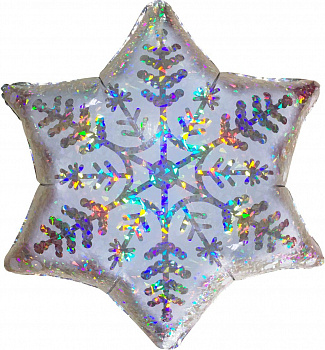 Снежинка голография