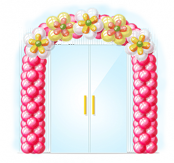 Арка с декором