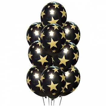 Золотые звезды на чёрном  (уточнять остаток)