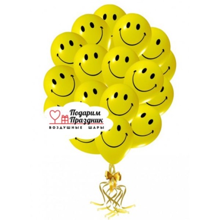 Облако Смайлы 25 шт