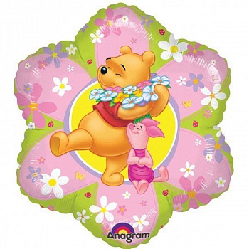 Винни и Пятачок в цветке