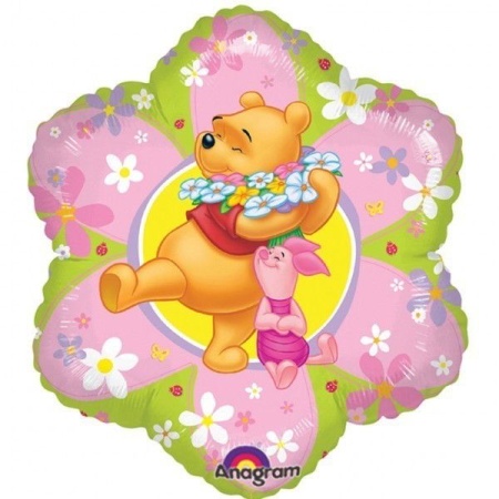 Винни и Пятачок в цветке