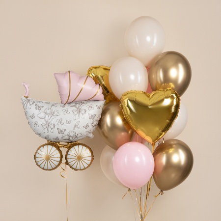 Коляска ретро, для девочки