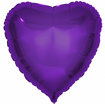 Сердце фиолетовое