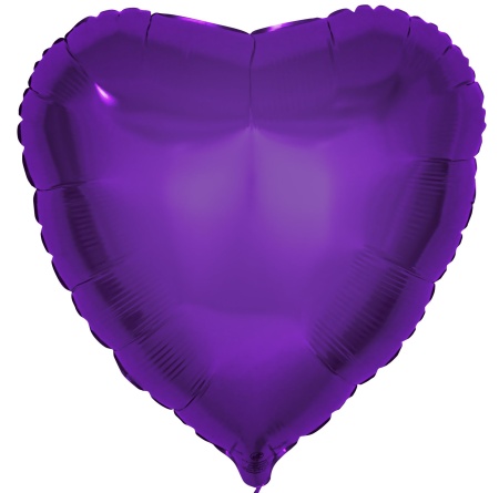 Сердце фиолетовое