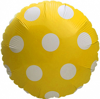 Круг жёлтый с точками