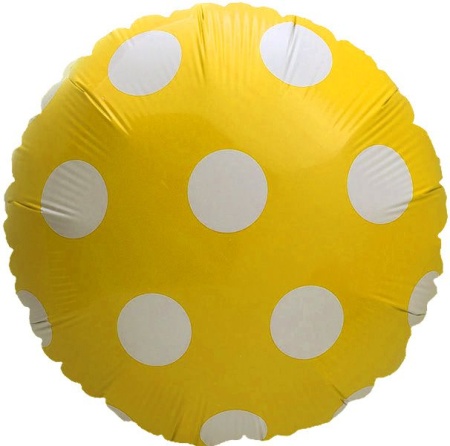 Круг жёлтый с точками