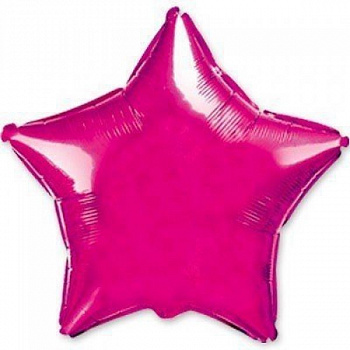 Звезда ярко-розовая