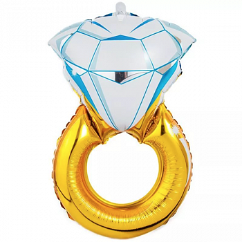 Кольцо с бриллиантом