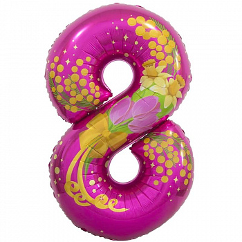 Цифра 8 Цветы