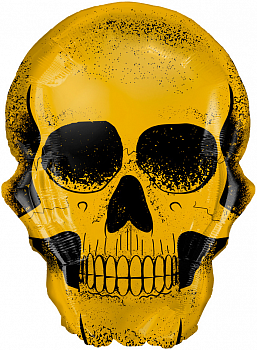 Череп золотой