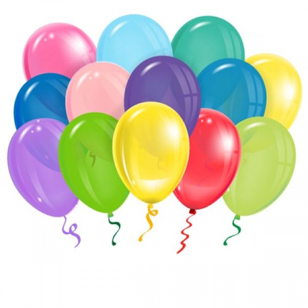 Шары гелиевые пастель без рисунка СТАНДАРТ 12"