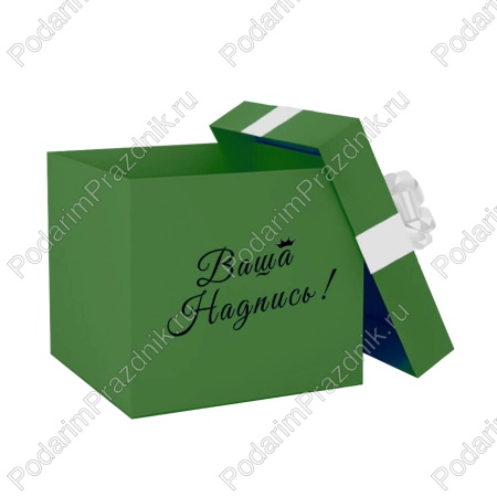 Коробка для шаров 80*80*60 см Зелёная