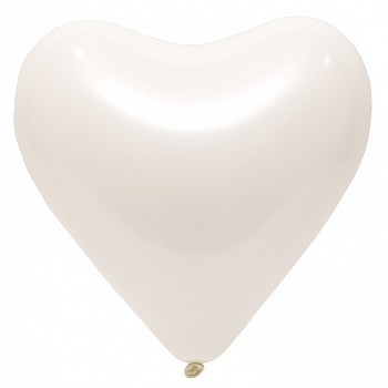 Сердце белое 30 см 