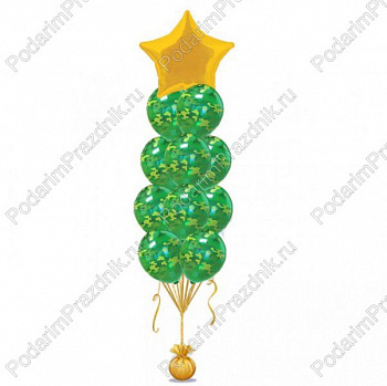 Фонтан камуфляжный со звездой