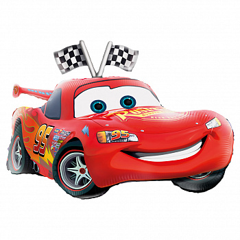 Тачки Молния МакКуин с флагами