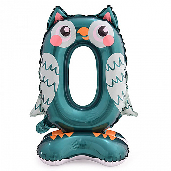 Цифра 0 Сова на подставке 45см