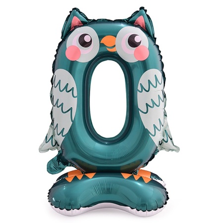 Цифра 0 Сова на подставке 45см